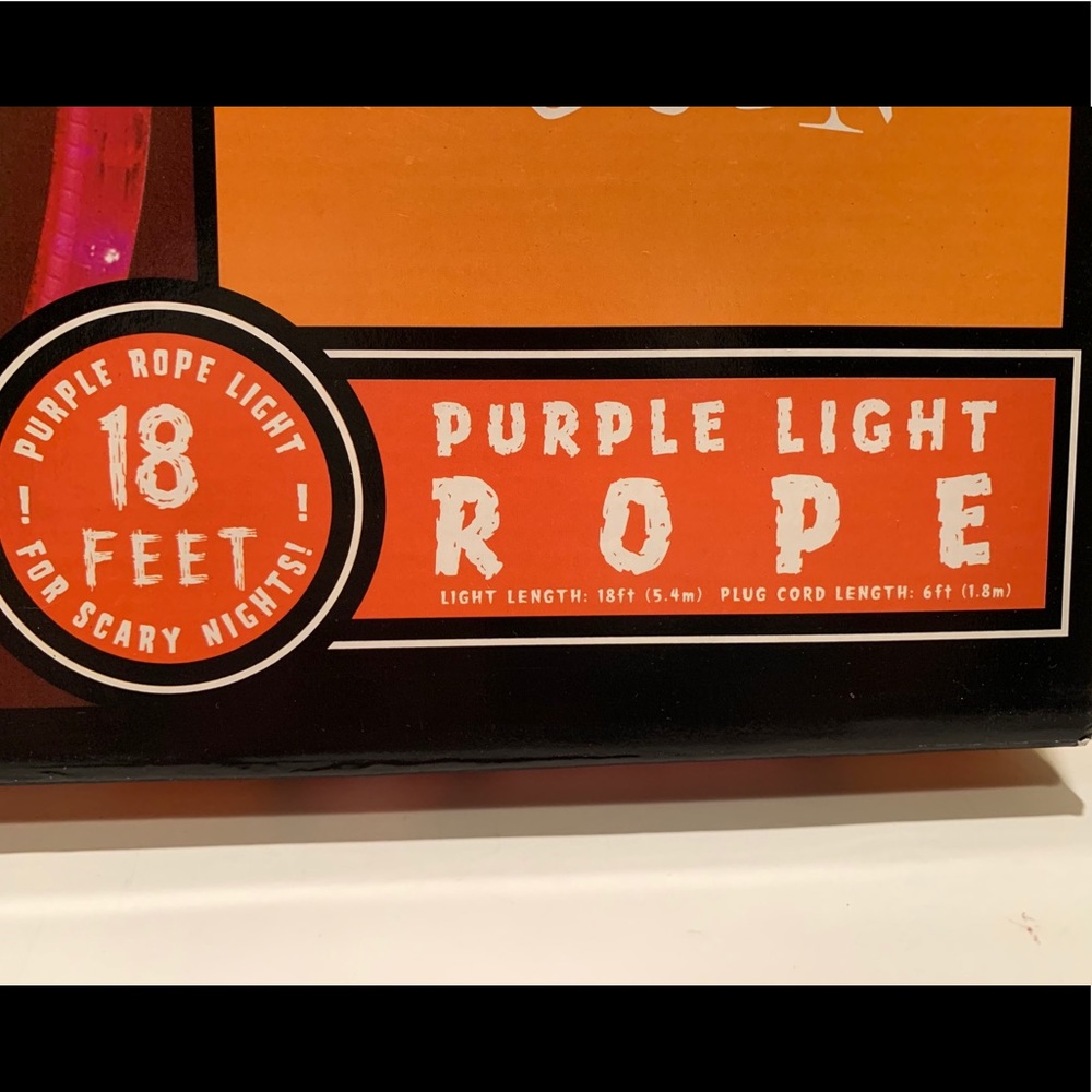HOLIDAY PURPLE ROPE LIGHTS. - Picture 3 of 12